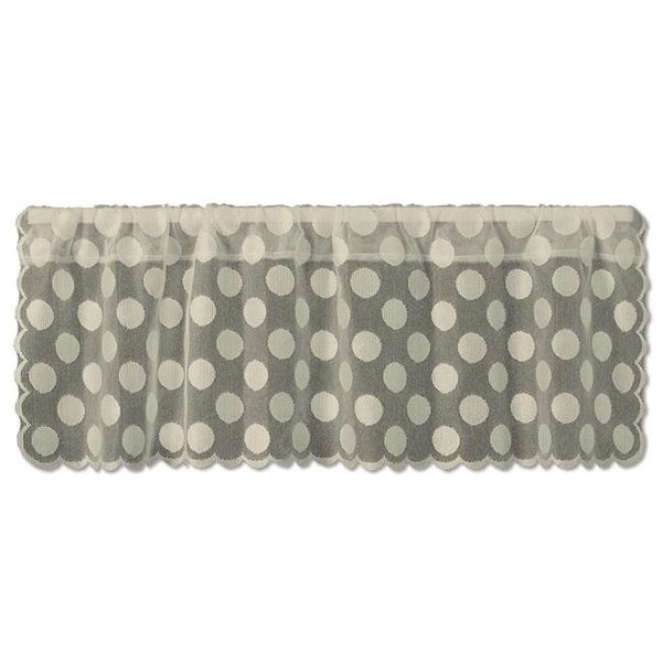 Heritage Lace Heritage Lace 7280C-5814 58 x 14 in. Polka Dot II Valance 7280C-5814